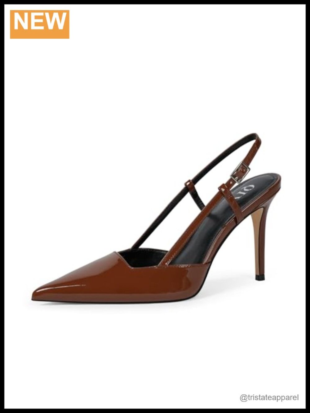 Slingback Stiletto Heels Pointed Toe Dressy Pumps